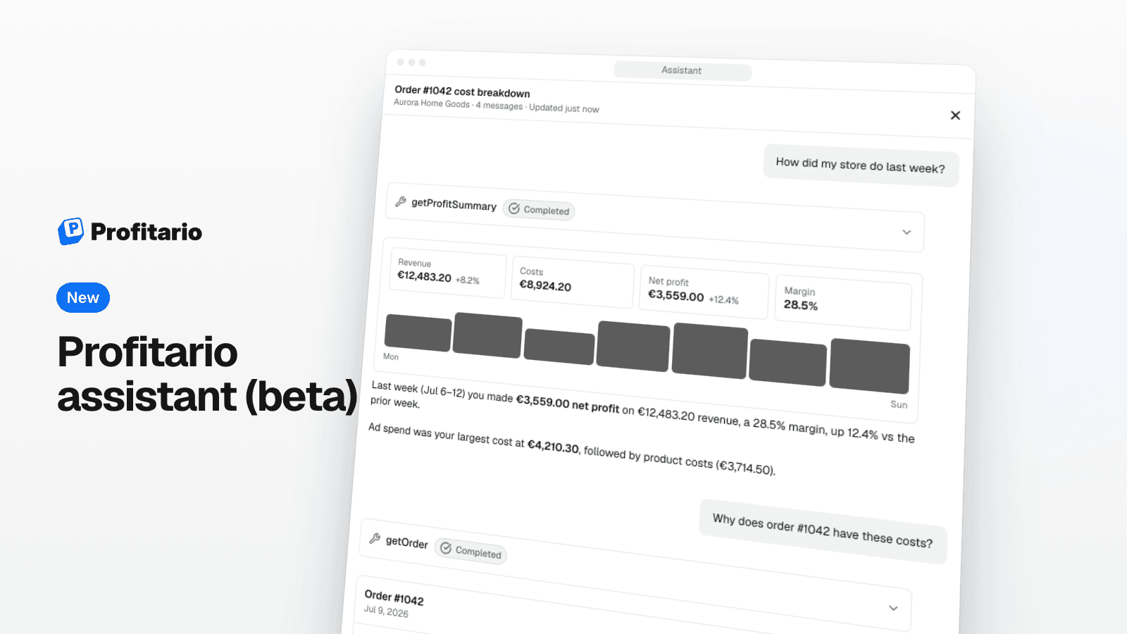 Profitario assistant (beta)